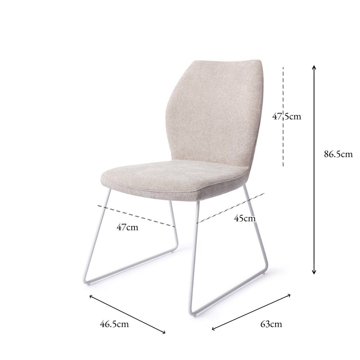 Ikata Dining Chair Pretty Plaster