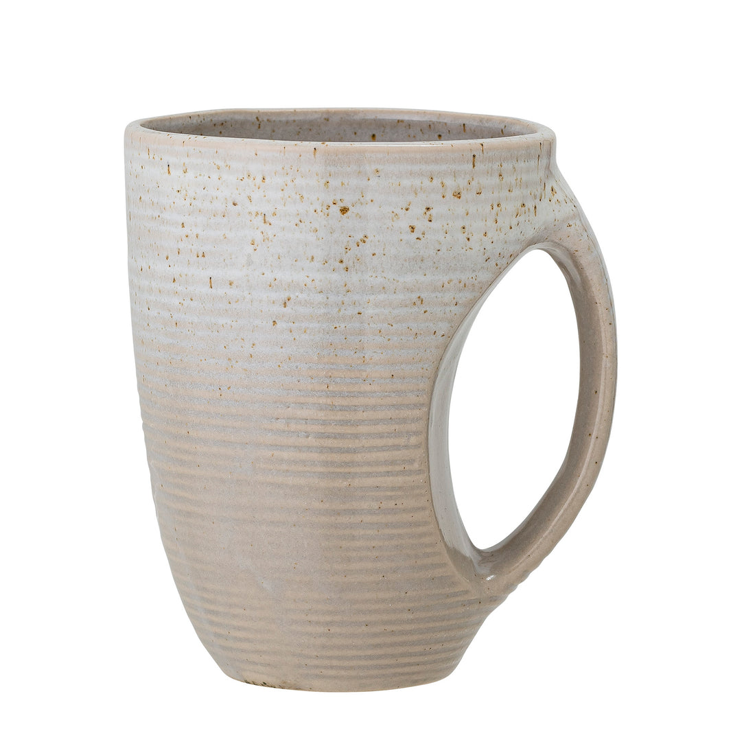 Taupe mugs, gray, stoneware