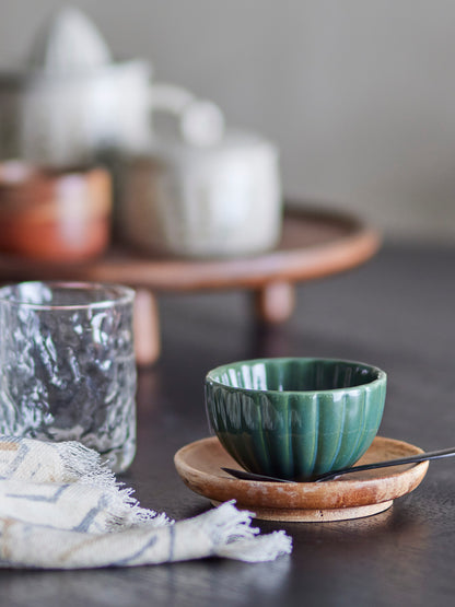 Latina bowl, green, stoneware