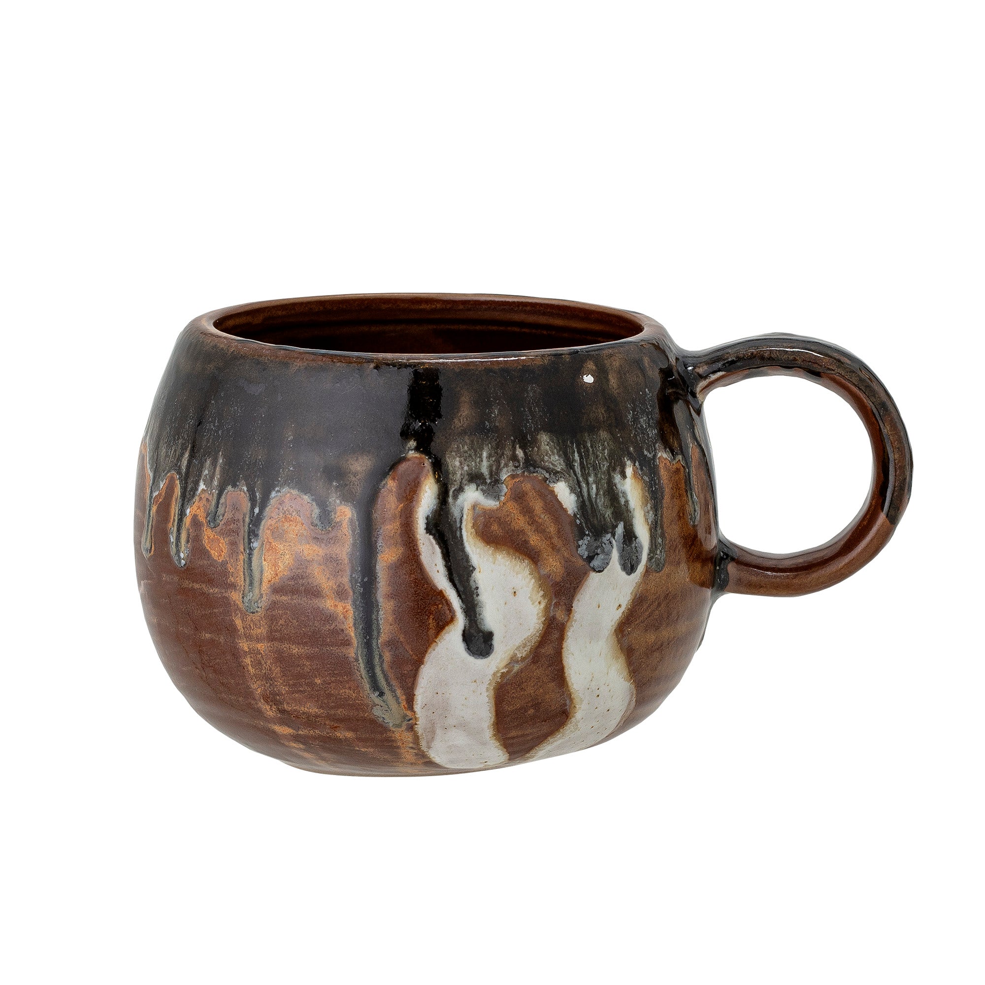 Senna mugs, brown, stoneware