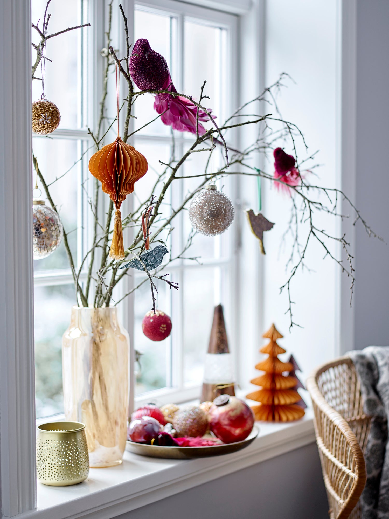 Loba Ornament, Red, Glass