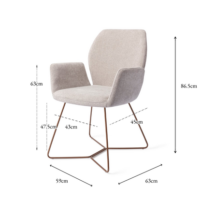 Misaki Dining Chair Pretty Plaster