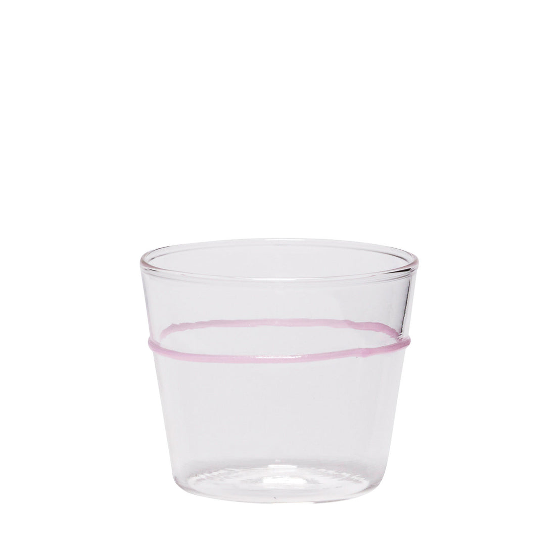 Hübsch orbit drinking glass pink