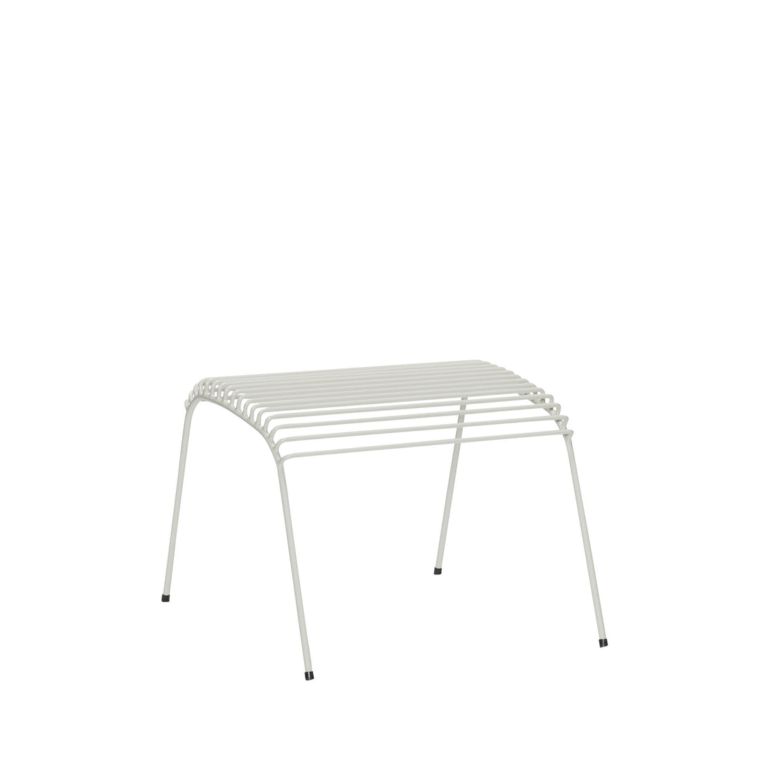 Hübsch String Foot Stool Light Gray