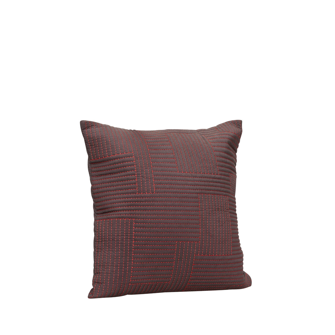 Hübsch Floy Pillow Brown/Red