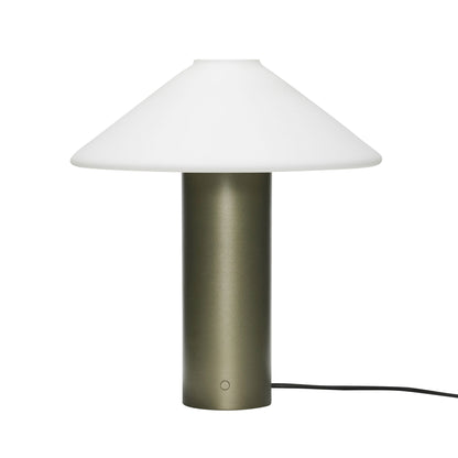 Hübsch Orbit table lamp dark green