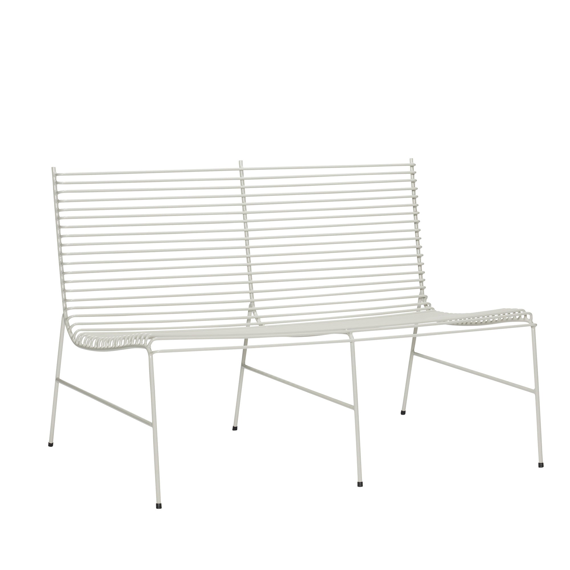 Hübsch String bench light gray