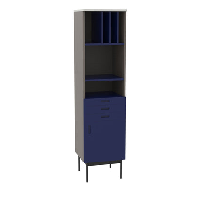 Hübsch Study shelf dark blue/gray