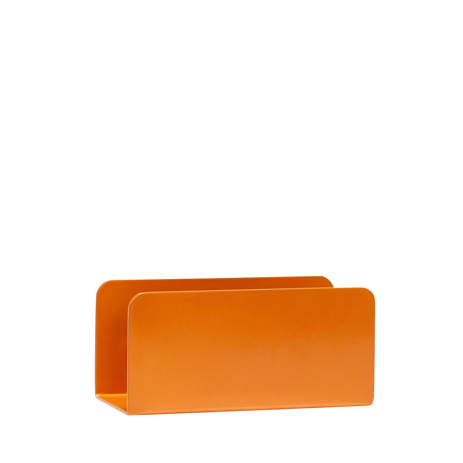 Hübsch Clutch magazine holder orange