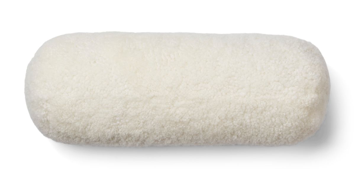 Bolster pillow | Lambskin | Short Hair | New Zealand | Ø20XL52 cm