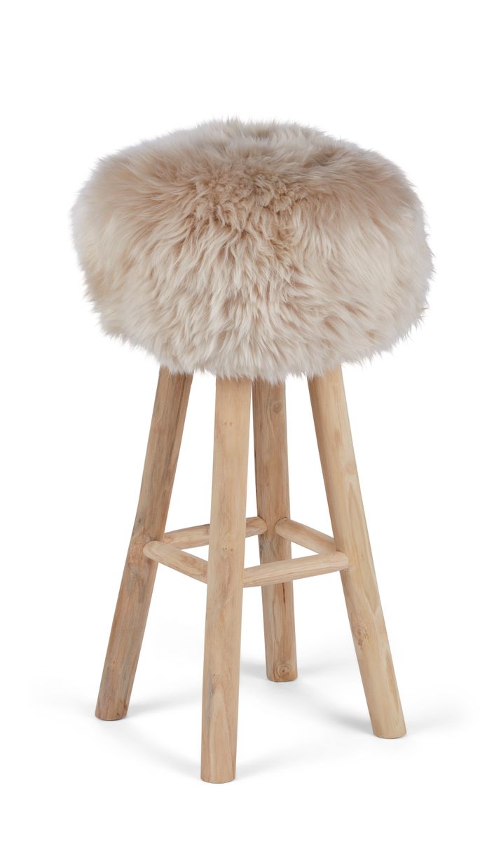 Cover for bar stool/stool | Lambskin | D35