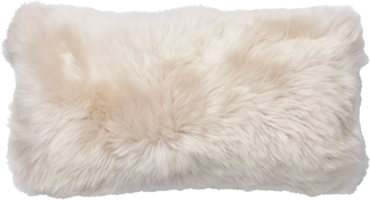 Lambskin | Pillow | Double -sided | Long Hair | New Zealand | 25x50 cm