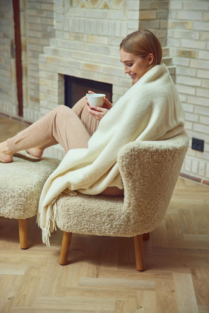 Julia Wool blanket | 50% alpaca wool, 50% lamb wool