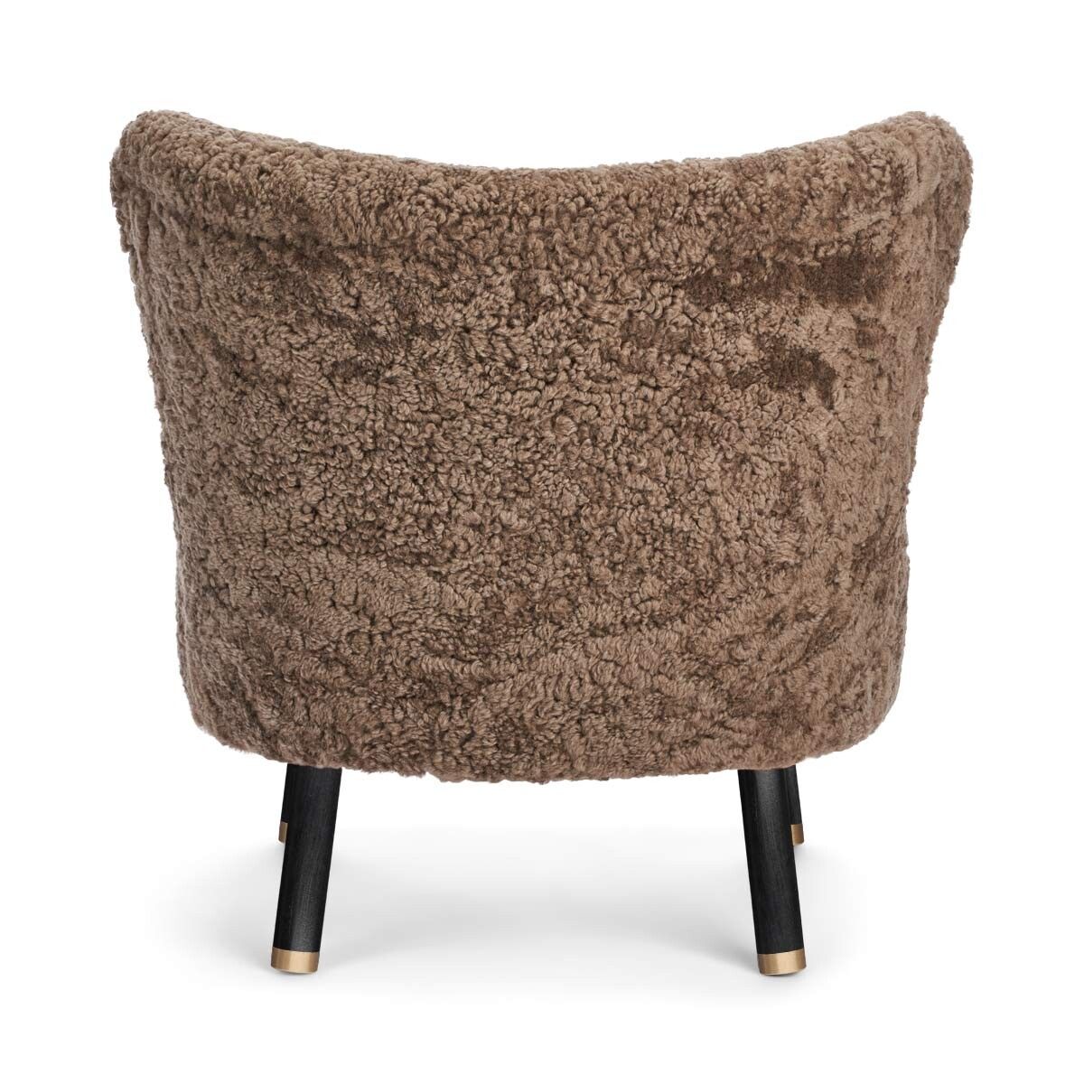 Emil Lounge Chair | Brass | Short -haired