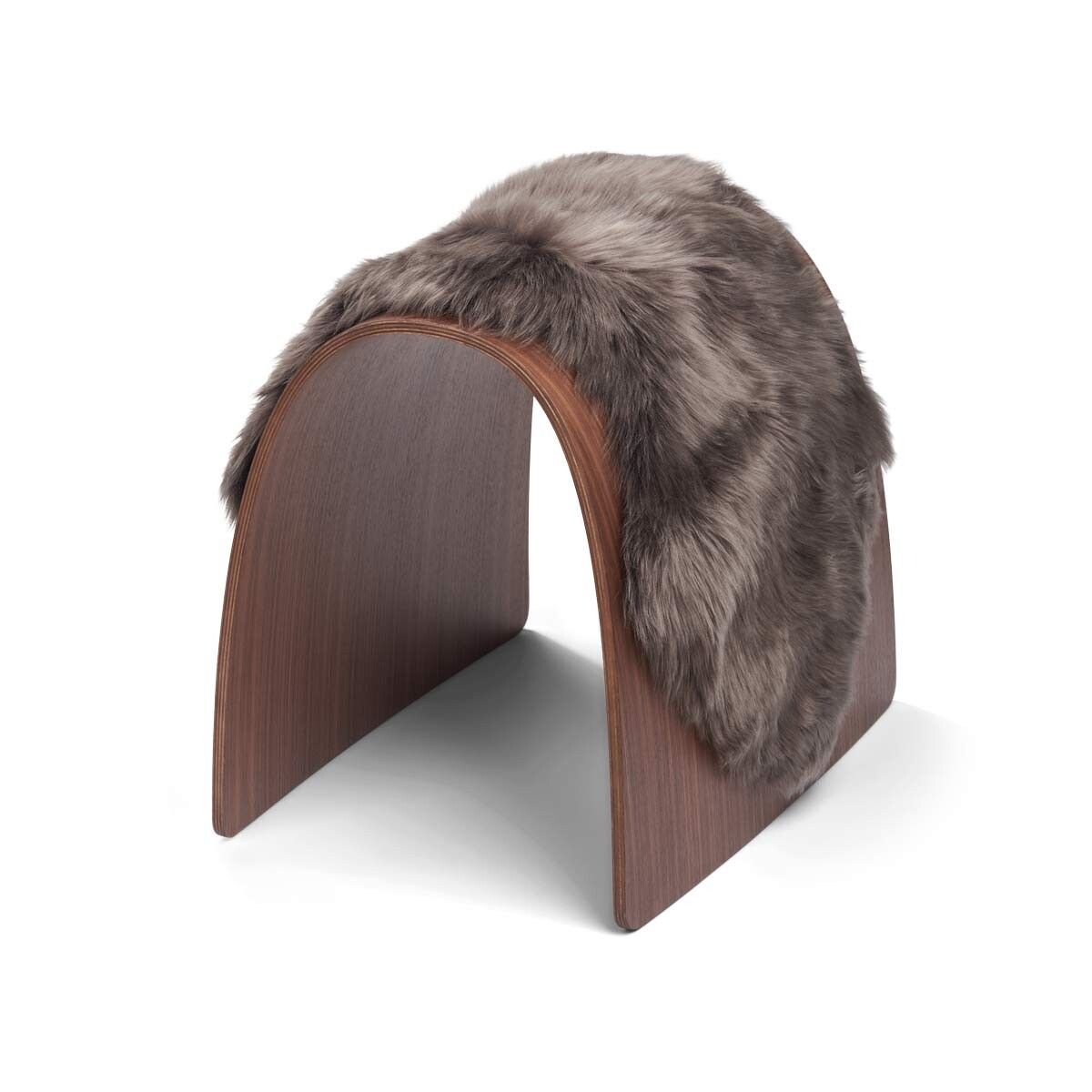 Lambskin for Sheep Stool | Long -haired