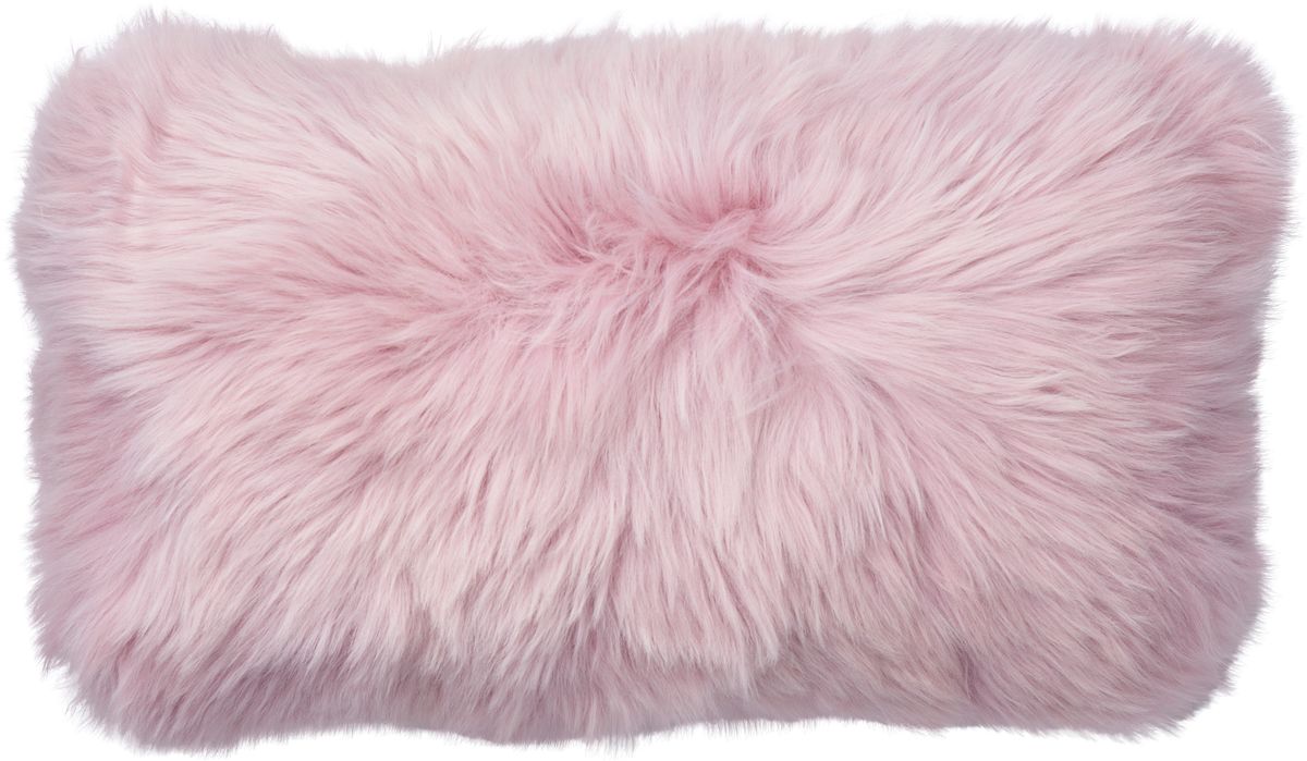 Lambskin | Pillow | Double -sided | Long Hair | New Zealand | 25x50 cm