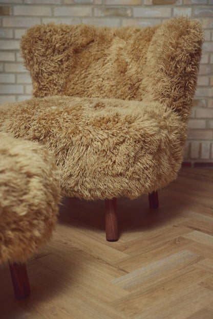 Emil Lounge Chair | Long -haired