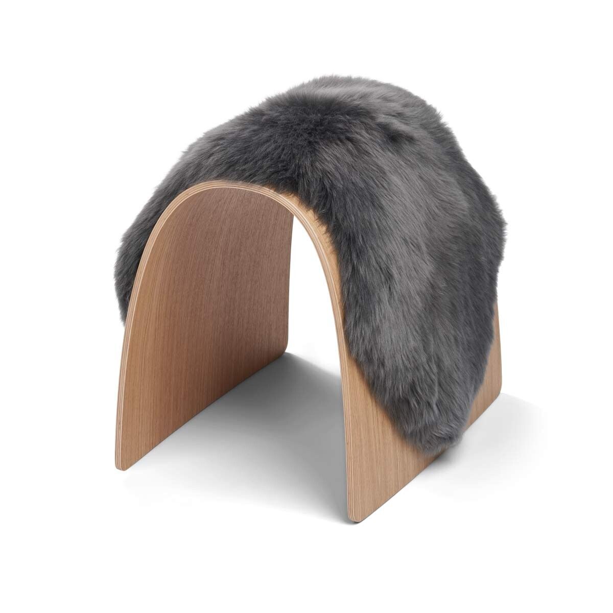 Lambskin for Sheep Stool | Long -haired