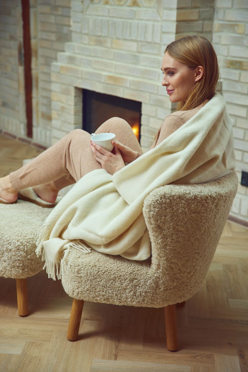 Julia Wool blanket | 50% alpaca wool, 50% lamb wool