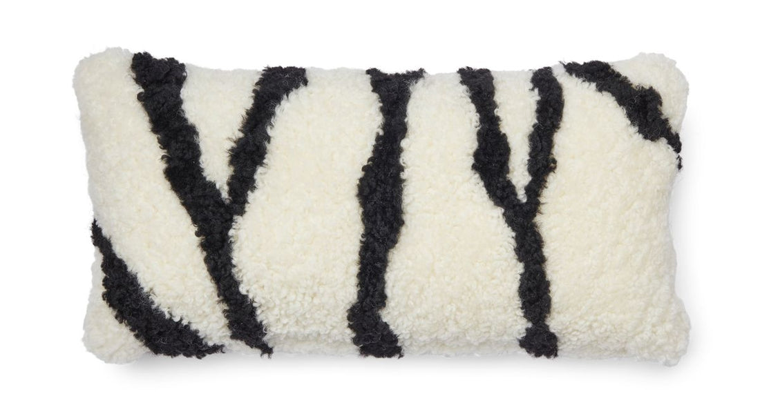 Zebra Pattern pillow | New Zealand | Short Hair | Double -sided | 30x60 cm