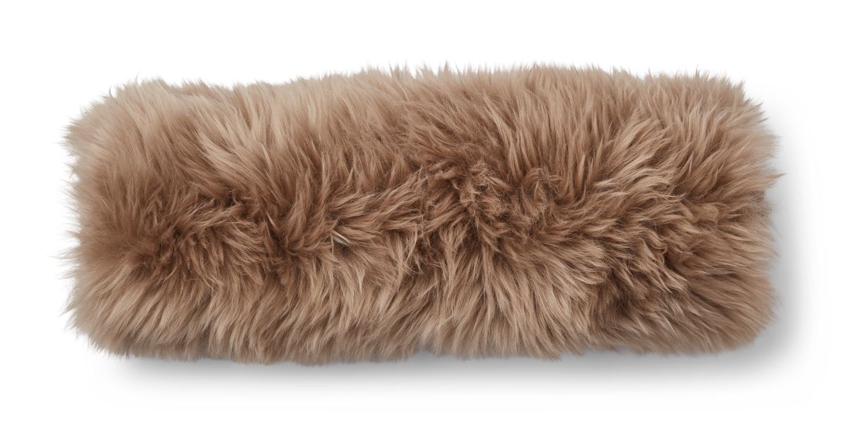 Bolster pillow | Long and Short Hair | New Zealand Lambskin | D20XL52 cm