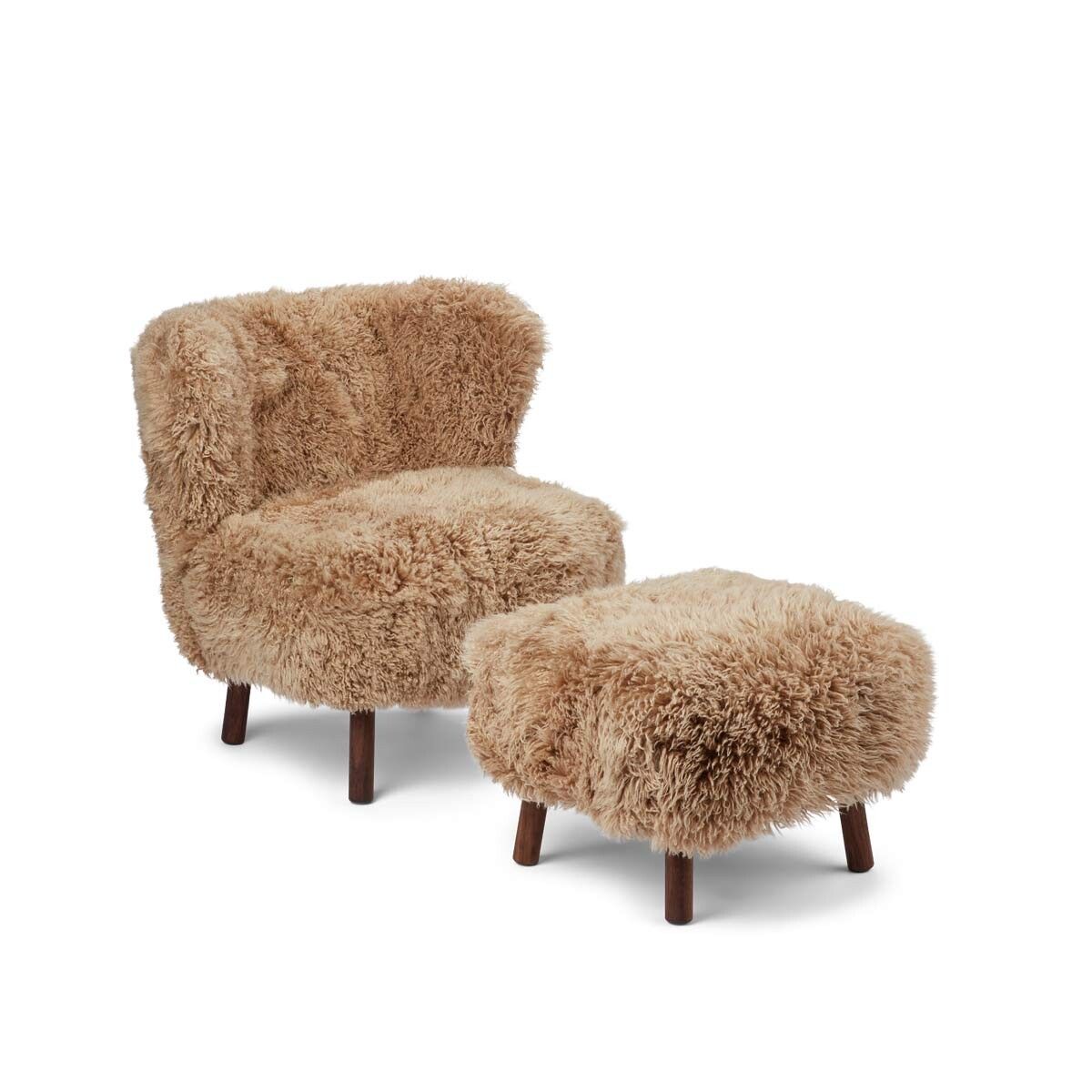 Emil Lounge Chair | Long -haired