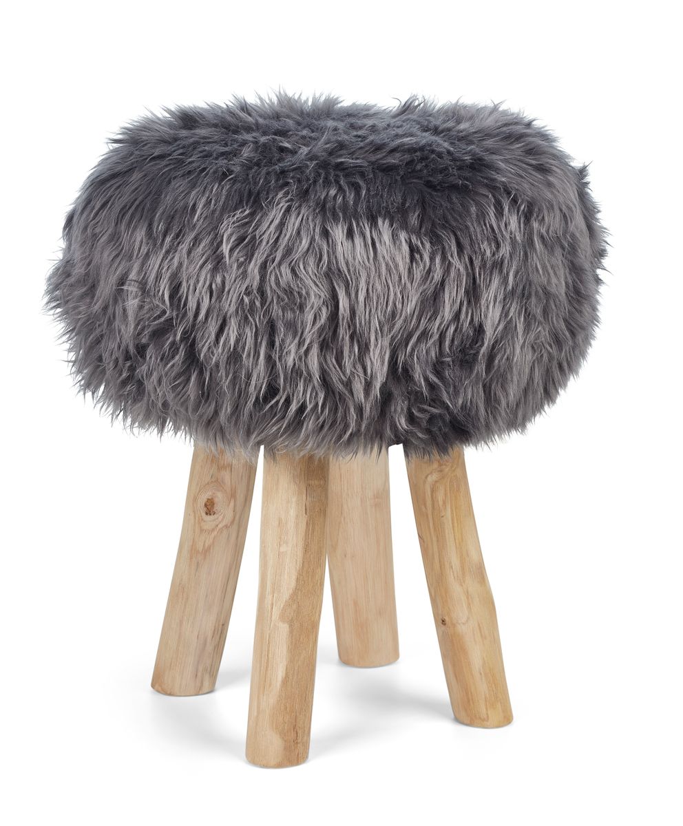 Cover for bar stool/stool | Lambskin | D35