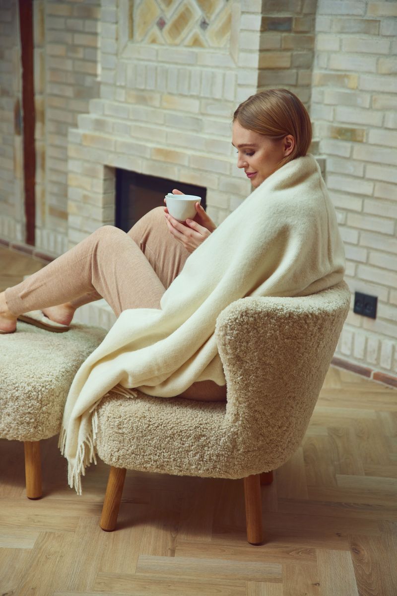 Julia Wool blanket | 50% alpaca wool, 50% lamb wool