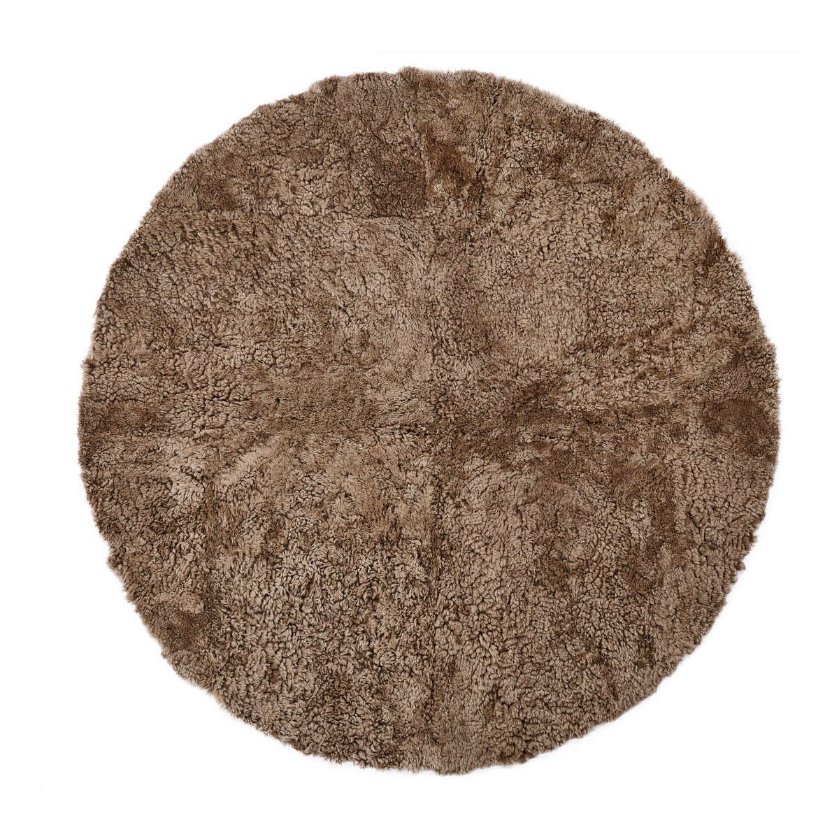 Carpet of Short Haired Lambskin | Ø140 cm