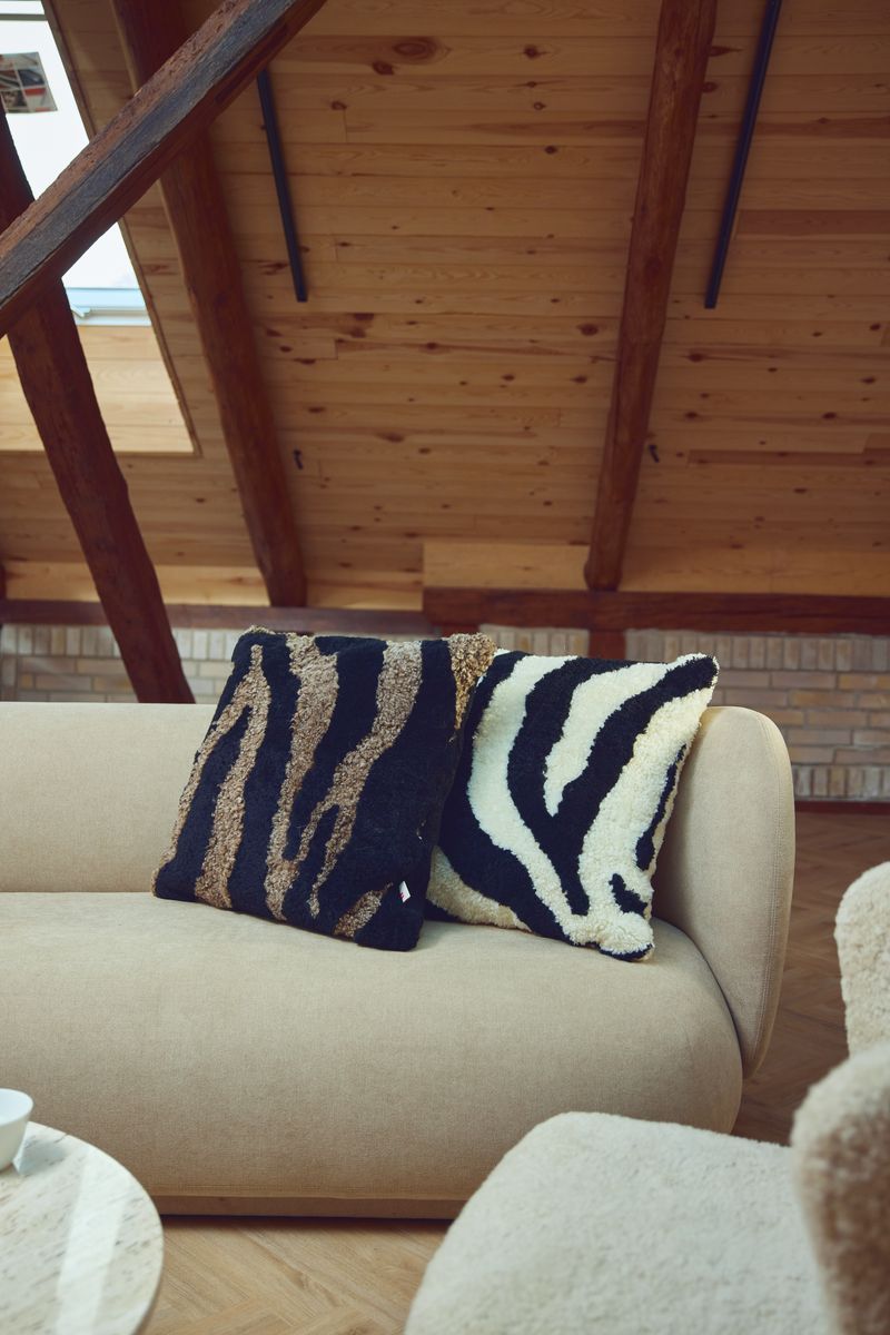 Zebra Pattern pillow | New Zealand | Short Hair | Double -sided | 60x60 cm