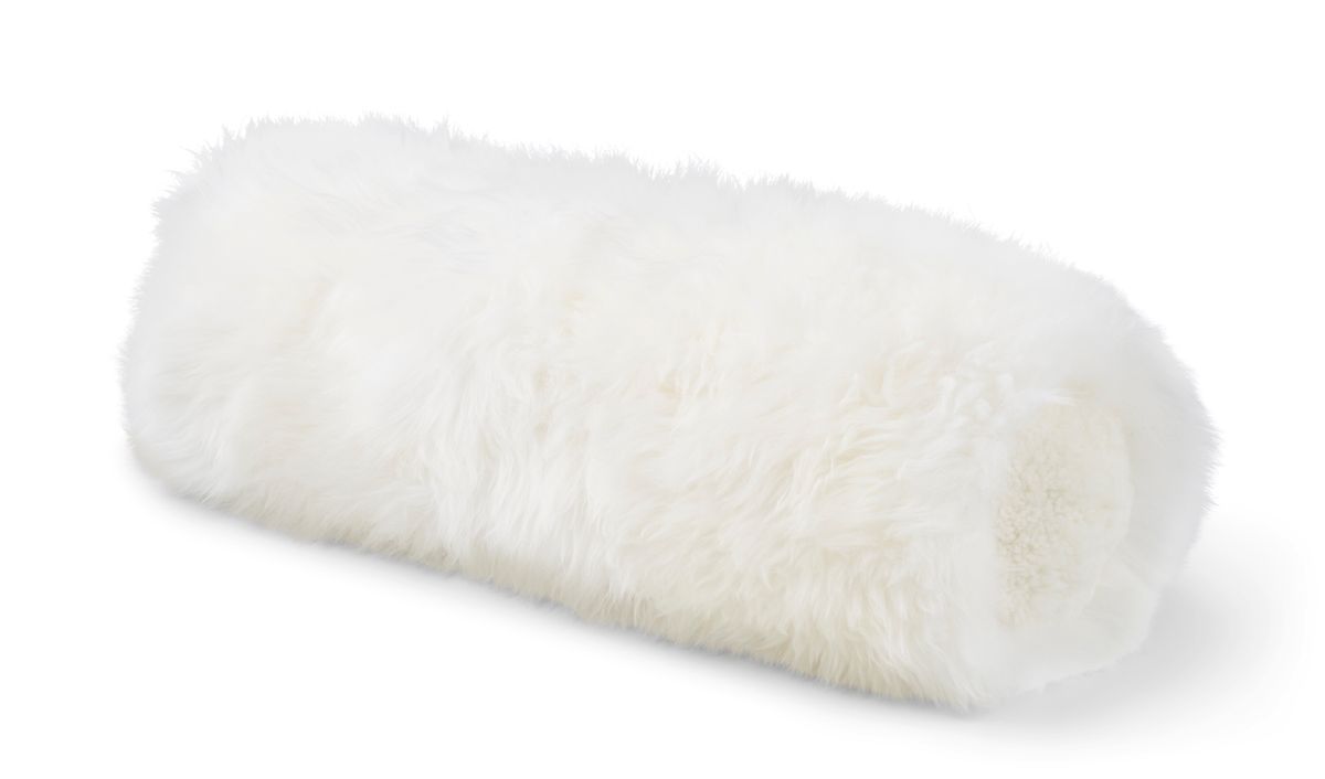 Bolster pillow | Long and Short Hair | New Zealand Lambskin | D20XL52 cm