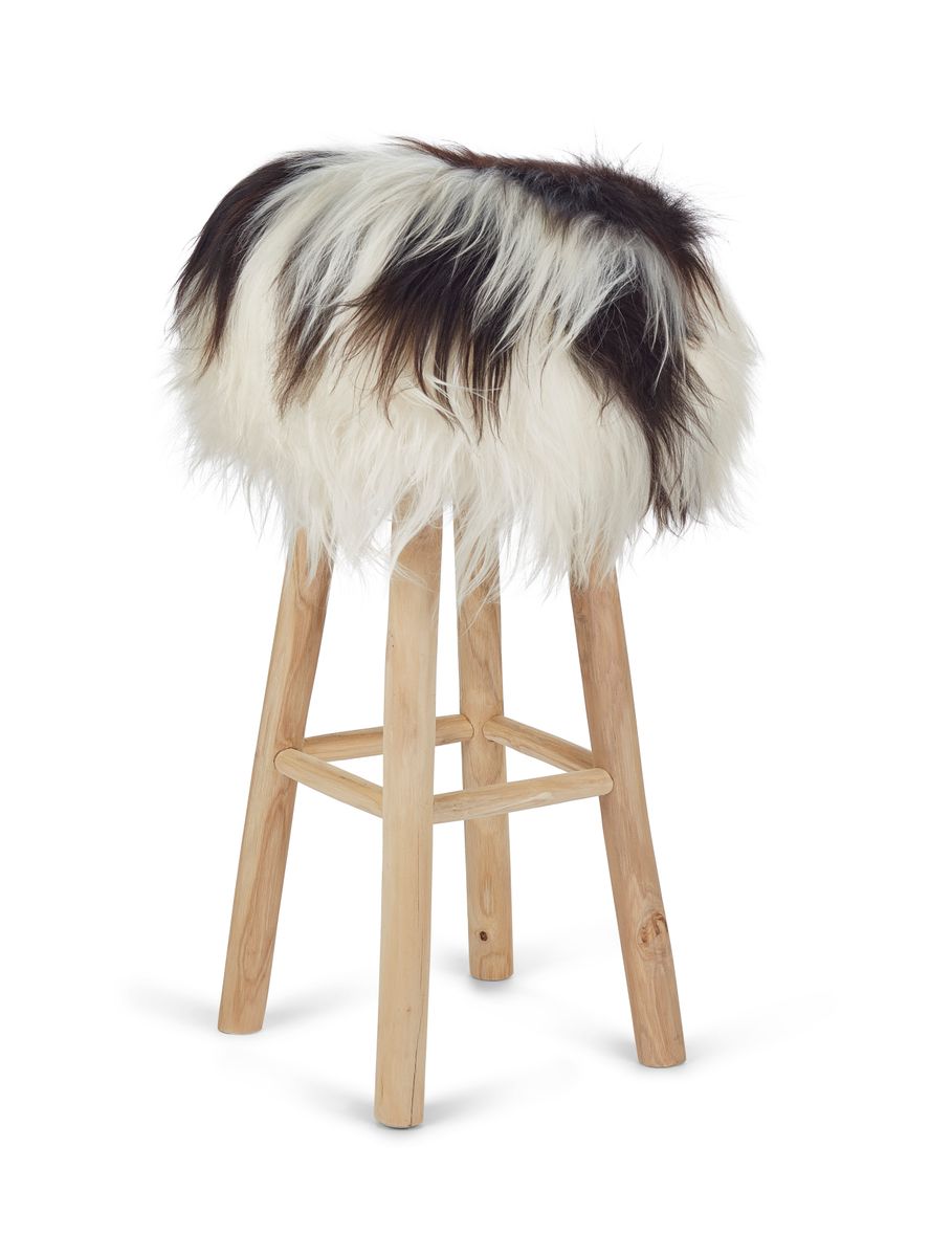 Cover for bar stool/stool | Icelandic Lambskin | D35 cm