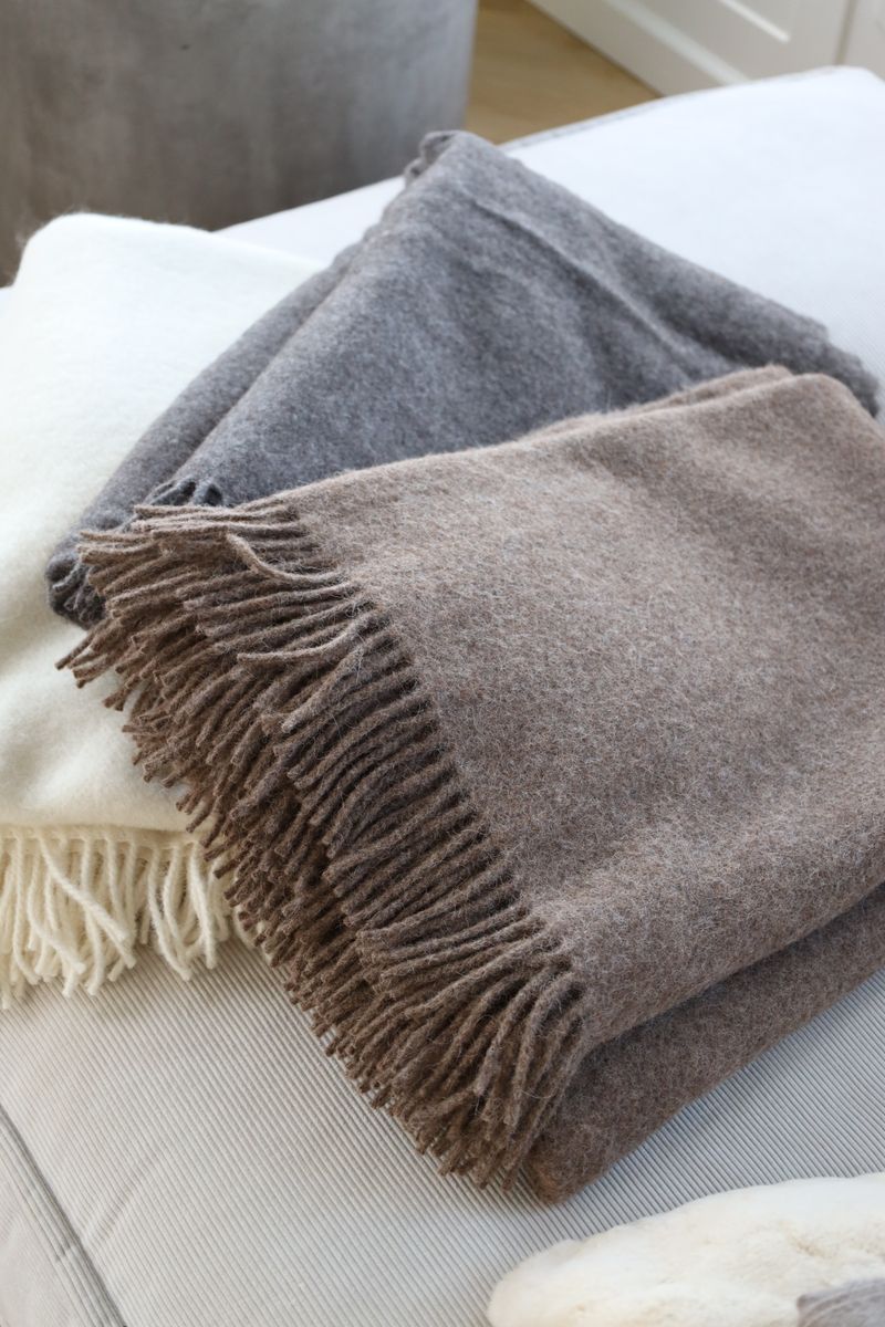 Julia Wool blanket | 50% alpaca wool, 50% lamb wool