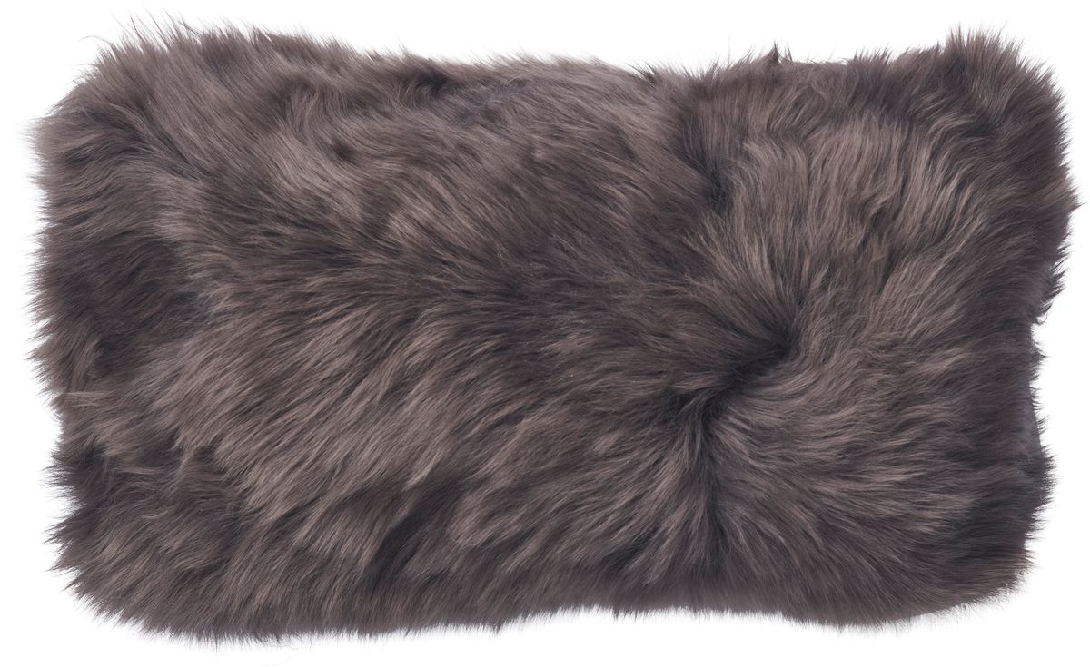 Lambskin | Pillow | Double -sided | Long Hair | New Zealand | 25x50 cm