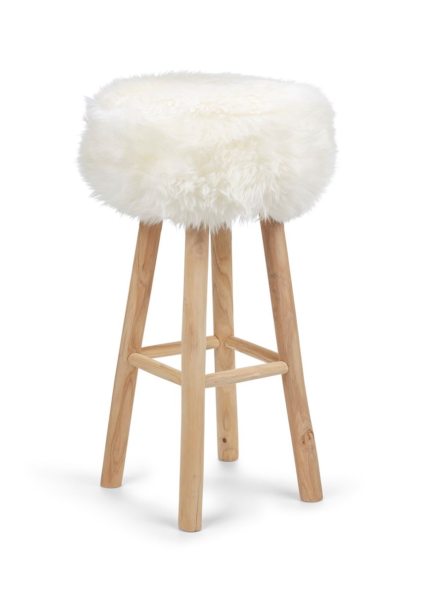 Cover for bar stool/stool | Lambskin | D35