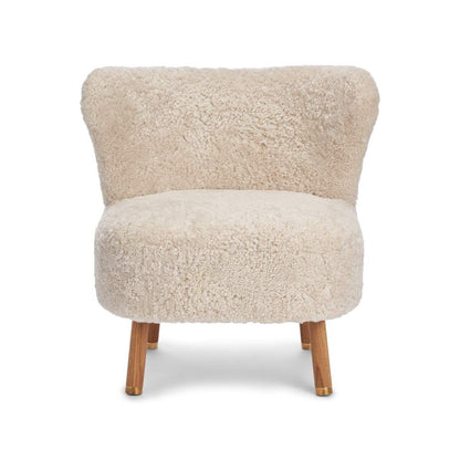 Emil Lounge Chair | Brass | Short -haired