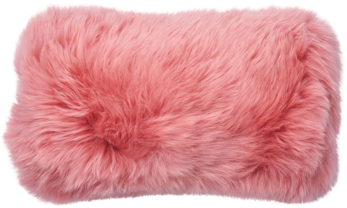 Lambskin | Pillow | Double -sided | Long Hair | New Zealand | 25x50 cm