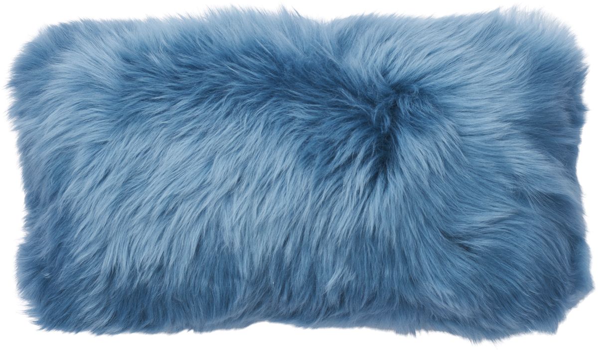 Lambskin | Pillow | Double -sided | Long Hair | New Zealand | 25x50 cm