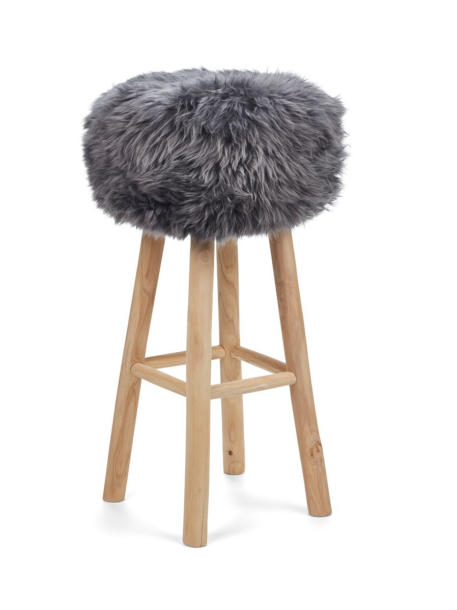 Cover for bar stool/stool | Lambskin | D35