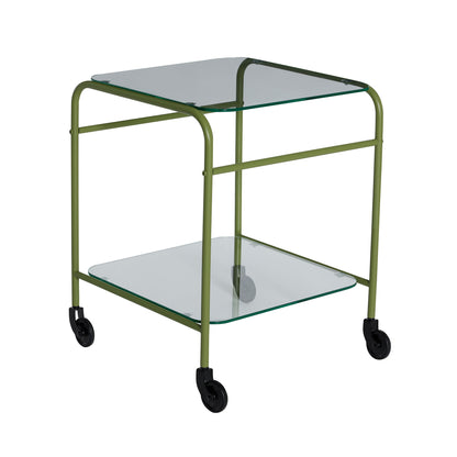 Hübsch Zephyr roller table green