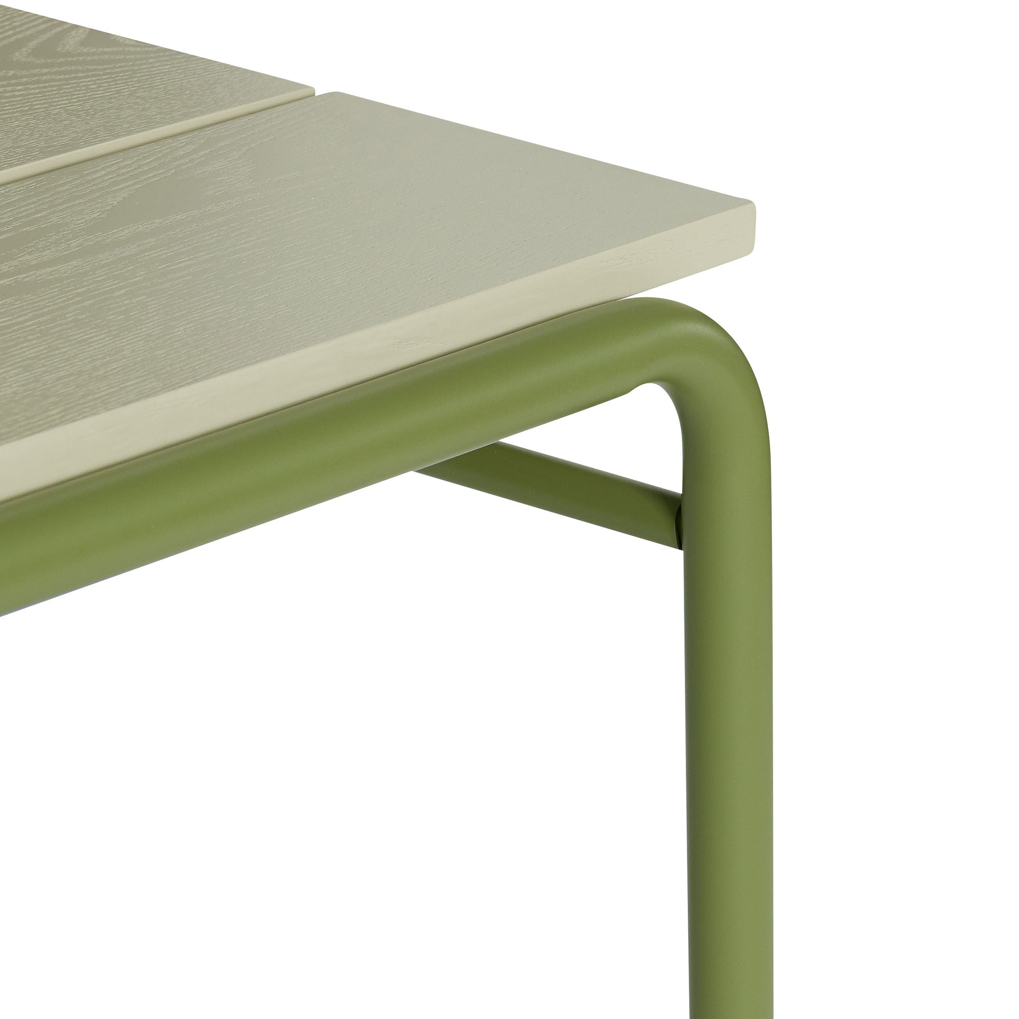 Hübsch Koi bench green/gray