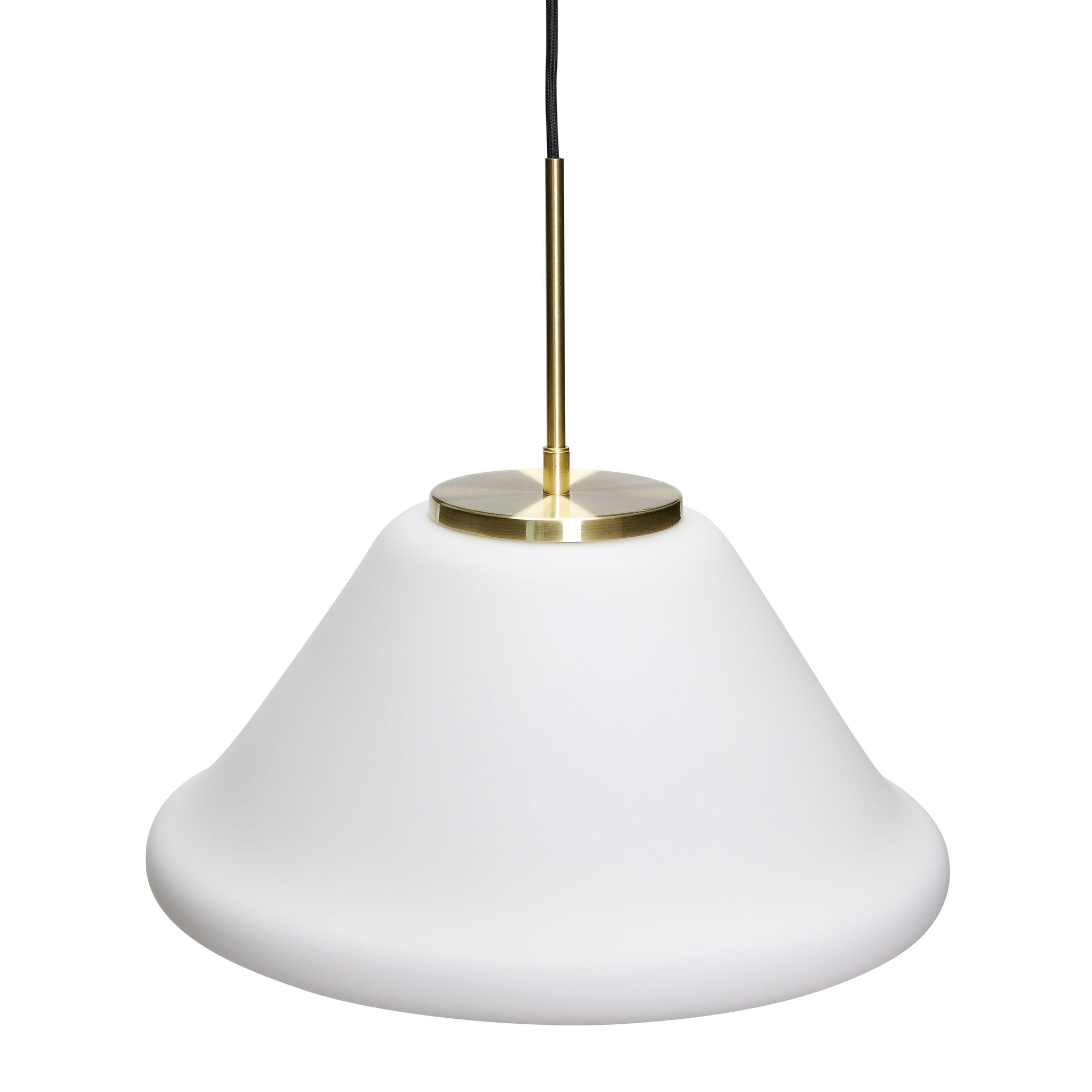 Hübsch Muse pendant triangular white