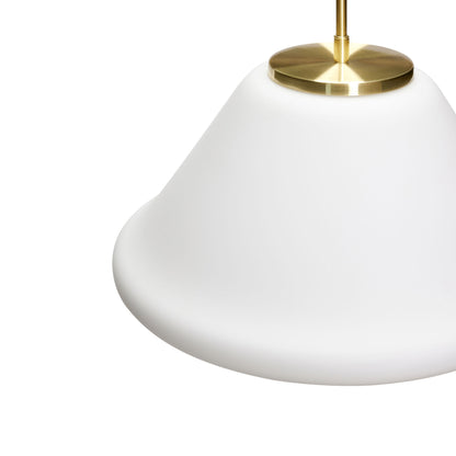 Hübsch Muse pendant triangular white