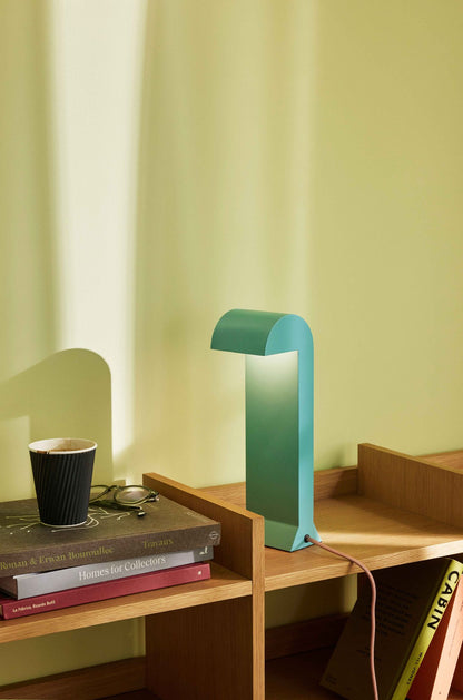 Hübsch Soothe table lamp Turquiosis