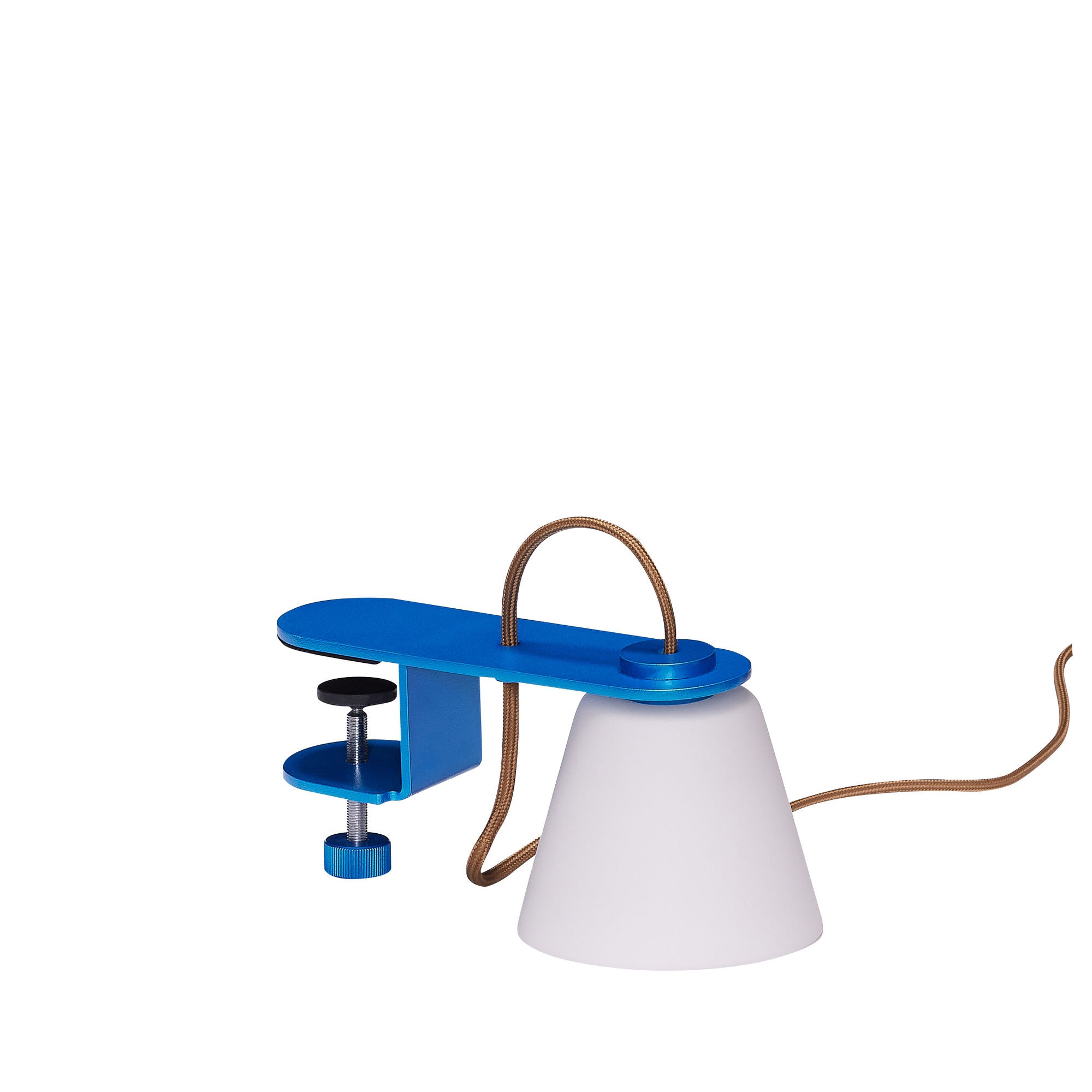 Hübsch lure wall lamp metallic blue