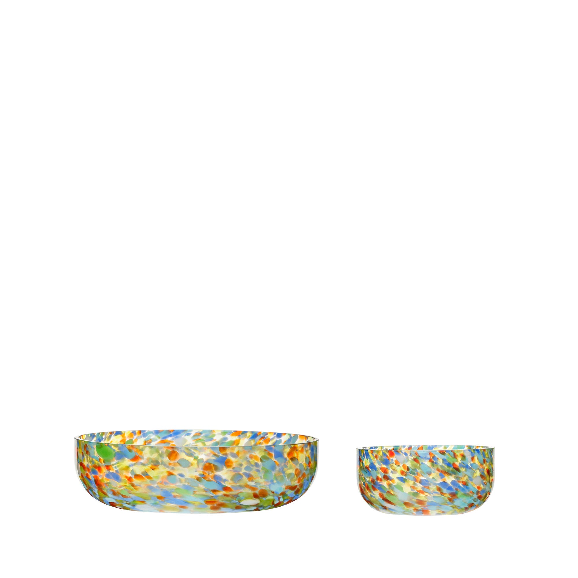 Hübsch confetti bowls multicolored (set of 2)