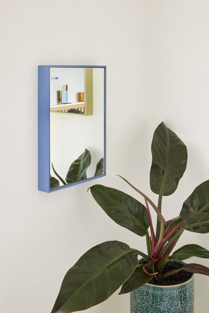 Hübsch Shine Mirror Small Blue