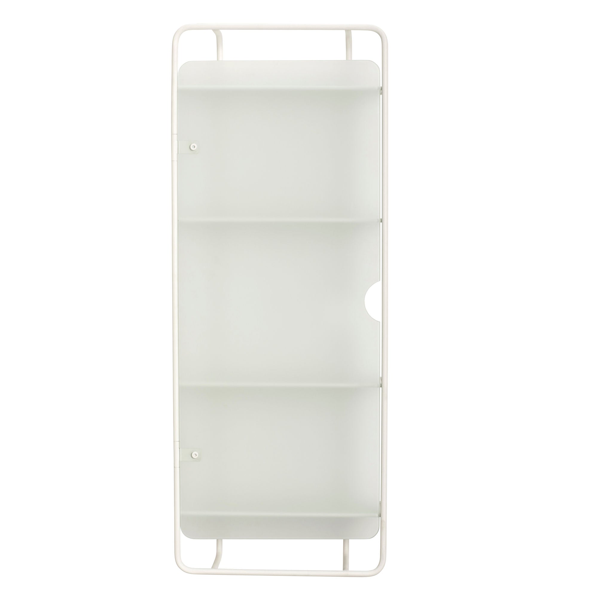 Hübsch form wall shelf white