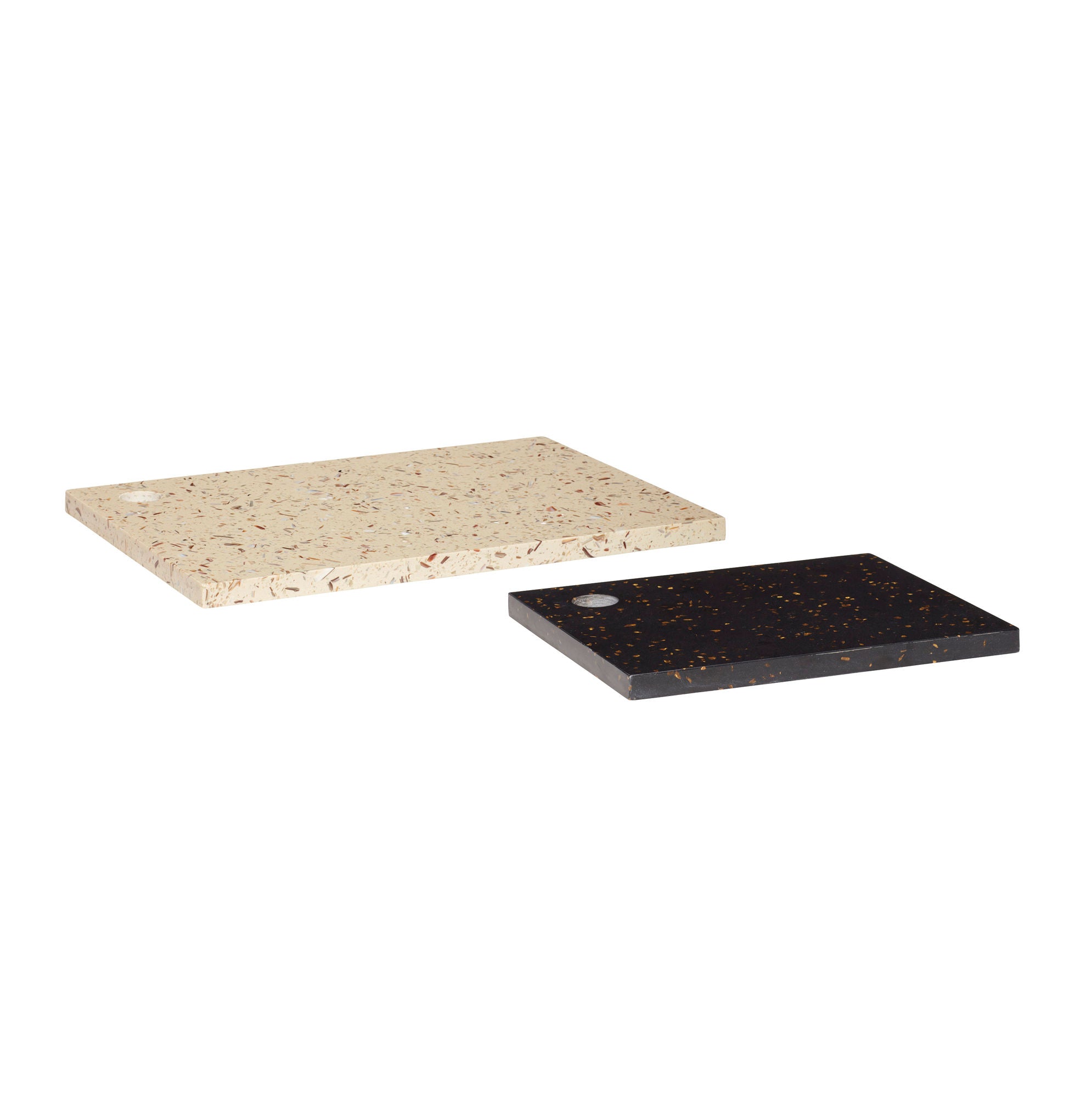 Hübsch Shade Blackards beige/Black (set of 2)