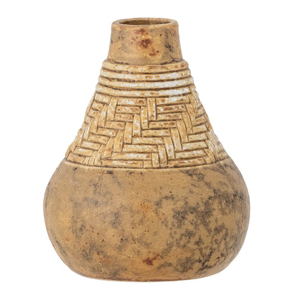 Eslin vase, brown, stoneware